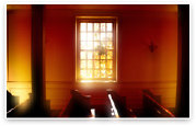 church inside lit